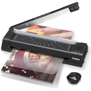 آلة تغليف جاسبي، آلة تغليف حرارية مقاس 13 بوصة مع قاطع ورق فولاذي، 13 كيس تغليف، مستدير زاوية، زر تحرير المربى للمنزل والمكتب والمدرسة والمعلمين والاستخدام الشخصي، أسود in Kuwait