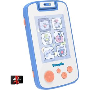 هواتف ألعاب للأطفال، مشغل موسيقى MP3 للأطفال، مشغل قصة مع بطاقة TF 4G، لعبة هاتف للأطفال مع بطاقة حس مشترك، ألعاب التعلم والتعليم الإلكترونية، هدايا للأولاد والبنات (أرجواني)