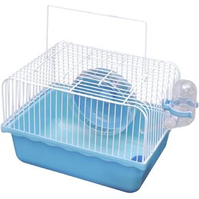 Pink Hamster Travel Cage Portable Pet Carrier with Accessories for Small Pets for Hamsters Mice and Chinchillas Compact Supplies