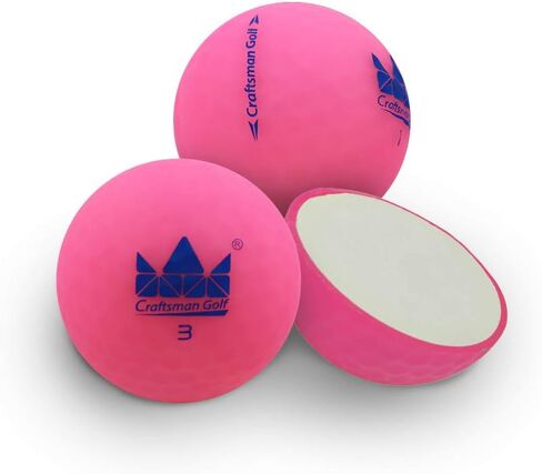 Craftsman Golf Golf Matte Balls 2-Dozen,Double Layer Two-Piece-Ball in Saudi Arabia