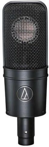 ميكروفون مكثف قلبي الشكل من Audio-Technica AT4040، 20 هرتز - حزمة مع مرشح عزل سطح المكتب (رمادي)، سماعات رأس ستوديو، كابل ميكروفون مقاس 15 بوصة XLR M إلى XLR F، مانع البوب in Saudi Arabia