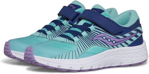 Saucony Velocer A/C (Little Kid/Big Kid) Turquoise/Navy/Purple 5 Big Kid M in Saudi Arabia