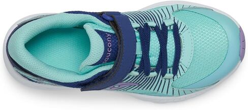 Saucony Velocer A/C (Little Kid/Big Kid) Turquoise/Navy/Purple 5 Big Kid M in Saudi Arabia