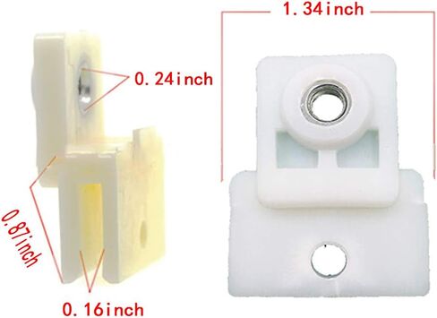 DSkoiph UMDF3MM Window Glass Channel Clips for Chevrolet Colorado Canyon Trooper Many Car with Tips (Black) in Saudi Arabia