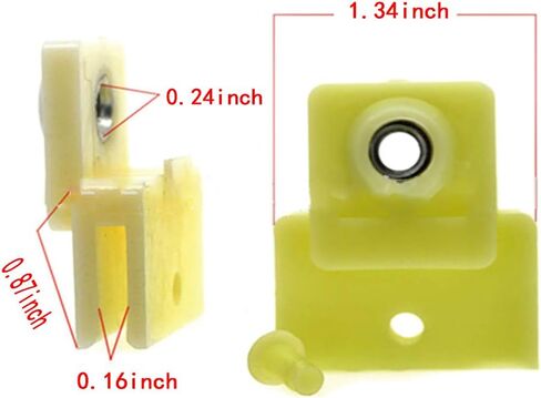 DSkoiph UMDF3MM Window Glass Channel Clips for Chevrolet Colorado Canyon Trooper Many Car with Tips (Black) in Saudi Arabia
