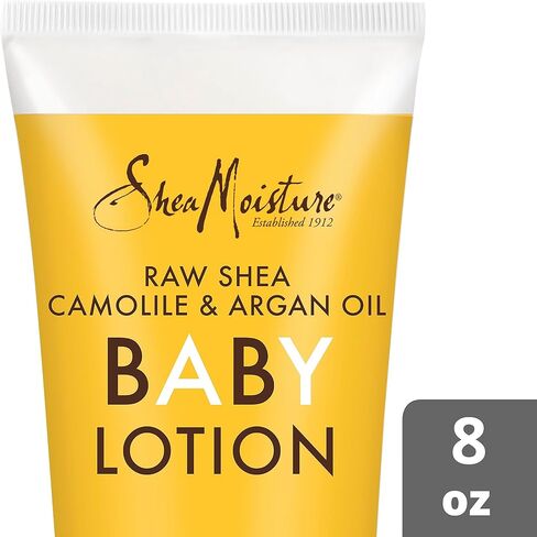 SheaMoisture Baby Lotion for Dry Skin and Clear Skin Raw Shea, Chamomile and Argan Oil with Shea Butter 8 oz in Kuwait