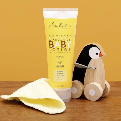 SheaMoisture Baby Lotion for Dry Skin and Clear Skin Raw Shea, Chamomile and Argan Oil with Shea Butter 8 oz in Kuwait