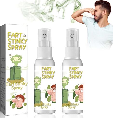 Ganbaro Stinky Spray Extra Strong Non Toxic Funny Fart Stinky Spray Joke Toy Have Fun Gift for Boys and Girls - 30ml (2 PCS) in Saudi Arabia