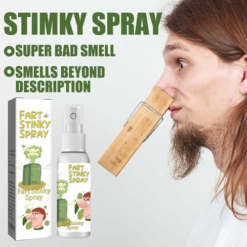 Ganbaro Stinky Spray Extra Strong Non Toxic Funny Fart Stinky Spray Joke Toy Have Fun Gift for Boys and Girls - 30ml (2 PCS) in Saudi Arabia