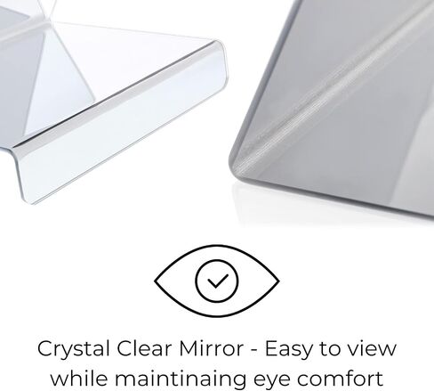 2-Way Vitrectomy Mirror with Ice Pack, 4 inch, for Eye Surgery Recovery, use for Prone Position, Seated Support Chairs, Desktop Units, Face Down Recovery in Saudi Arabia