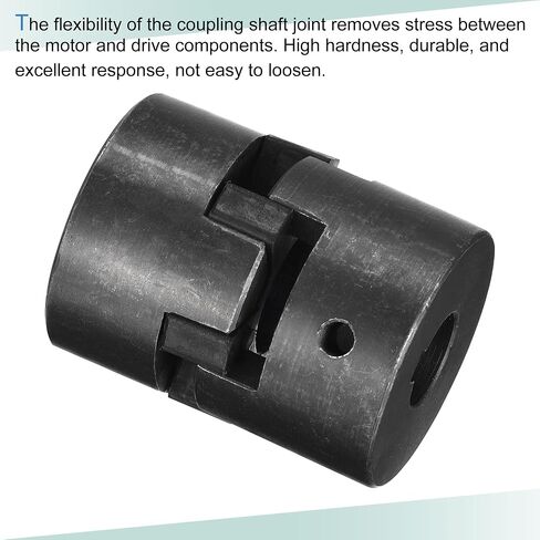 MECCANIXITY Flexible Coupling Shaft 16mm to 19mm 51mm x 44mm Motor Coupler Joint in Saudi Arabia