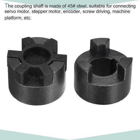 MECCANIXITY Flexible Coupling Shaft 16mm to 19mm 51mm x 44mm Motor Coupler Joint in Saudi Arabia