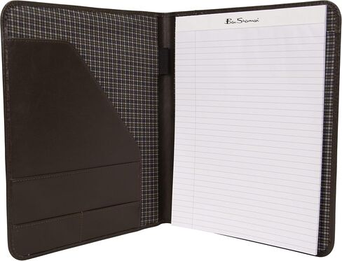 بن شيرمان 12 بوصة نباتي سافيانو ثنائي الطي كلية إدارة الأعمال، العمل، غلاف بادفوليو احترافي، بني، وسادة كتابة من الجلد الصناعي in Kuwait