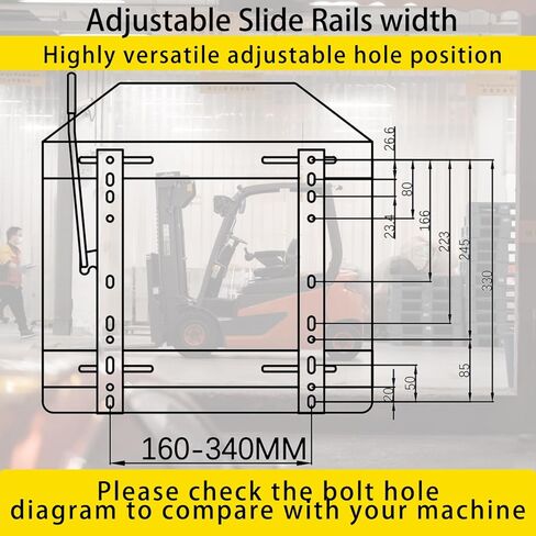 SEATIN Universal Forklift Seat W/Switch,Retractable Safety Belt fits Toyota Aftermarket,Tractor,Skid Loader,Excavator,Dozer,UTV,ATV in Kuwait
