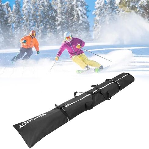 MOPHOEXII Ski Bag, Single Ski Bag for Travel 600D Polyester Water-Resistant Adjustable Length Ski Bag to Transport Skis in Kuwait