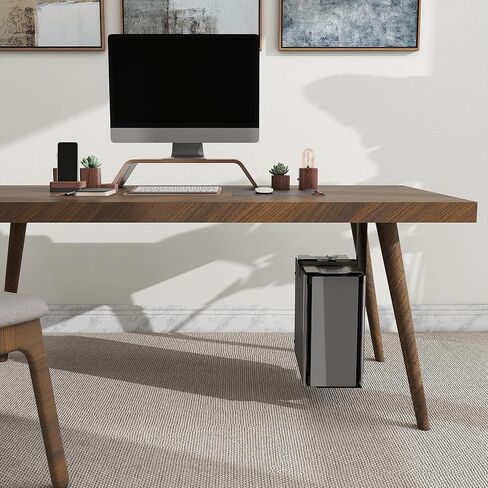 حامل وحدة المعالجة المركزية The7boX تحت حامل المكتب، حامل برج الكمبيوتر المكتبي لوحدة المعالجة المركزية قابل للتعديل تحت حامل المكتب، الارتفاع والعرض قابلان للتعديل، يحمل ما يصل إلى 55 رطلاً، يناسب معظم أبراج الكمبيوتر in Kuwait