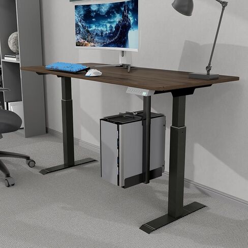 حامل وحدة المعالجة المركزية The7boX تحت حامل المكتب، حامل برج الكمبيوتر المكتبي لوحدة المعالجة المركزية قابل للتعديل تحت حامل المكتب، الارتفاع والعرض قابلان للتعديل، يحمل ما يصل إلى 55 رطلاً، يناسب معظم أبراج الكمبيوتر in Kuwait