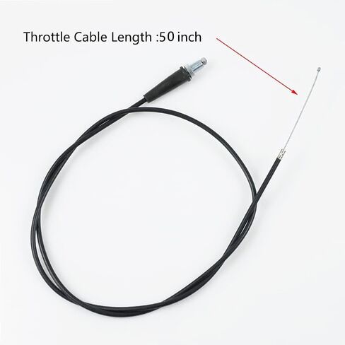 كابل خانق DFuerdivn مقاس 51 بوصة لدراجة ATV الرباعية والدراجة الترابية والدراجة الصغيرة Baja Mb165 Mb200 196cc 200cc Doodlebug أجزاء الدراجة - عبوة من قطعتين in Kuwait
