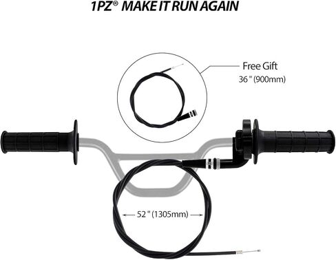 1PZ Z50-36T 7/8" 22mm Twist Throttle Cable Housing Grips Set Replacement for Coleman CT200U Trail 200 MOTOVOX MBX10 MBX11 Warrior MB165 MB200 5.5HP 6.5HP 50cc 125cc ATV Doodlebug Mini Dirt Bike in Saudi Arabia