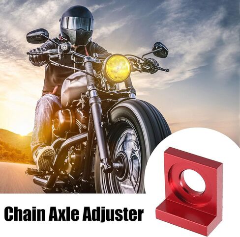 X AUTOHAUX 4 قطعة 15 مللي متر العالمي ضياء هول سلسلة الضابط كتلة الموتر معدن أحمر للدراجات النارية in Saudi Arabia