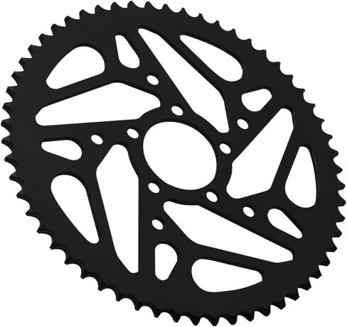 58T Rear Sprocket for Sur Ron Surron Light Bee X and S Segway X160 X260, Upgraded 7075 Aviation Aluminum Alloy Rear Chain Sprocket 58Tooth Drive Wheel Sprocket Electric Dirt Bike (Black) in Saudi Arabia
