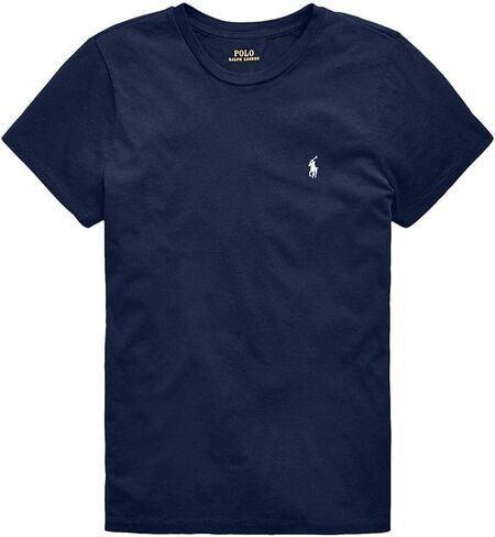 تي شيرت جيرسيه نسائي برقبة دائرية من POLO RALPH LAUREN (كحلي (White Pony)، S in Saudi Arabia
