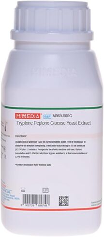 HiMedia M969-100G قاعدة مرق خلاصة خميرة تريبتون بيبتون الجلوكوز بدون التربسين، 100 جرام in Saudi Arabia