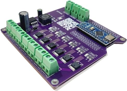 نموذج وحدة التحكم في ضوء إشارة المرور للسكك الحديدية، جهاز تسلسل Arduino استنادًا إلى زر / إدخال Padestrian - برمجة Typ C 7-35 DCv حتى 10A مقياس HO مدمج لوحدة تحكم Nano Micro للممرات النموذجية in Kuwait
