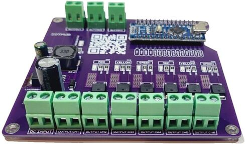نموذج وحدة التحكم في ضوء إشارة المرور للسكك الحديدية، جهاز تسلسل Arduino استنادًا إلى زر / إدخال Padestrian - برمجة Typ C 7-35 DCv حتى 10A مقياس HO مدمج لوحدة تحكم Nano Micro للممرات النموذجية in Kuwait