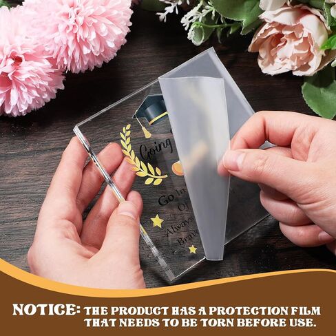 10 قطع من FineCheer هدايا تخرج 2024 له تذكار ووزن الورق من الأكريليك فئة 2024 هدايا ملهمة للخريجين لخريجيها التذكارية والماجستير في المدرسة الثانوية (نمط القلب) in Kuwait