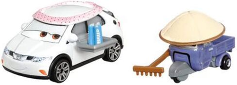 مجموعة سيارات ديزني بيكسار 3 المكونة من قطعتين، بمقياس 1:55، مركبات الشخصيات المفضلة لمروحة السباق ورواية القصص، هدية للأطفال من سن 3 سنوات فما فوق in Kuwait