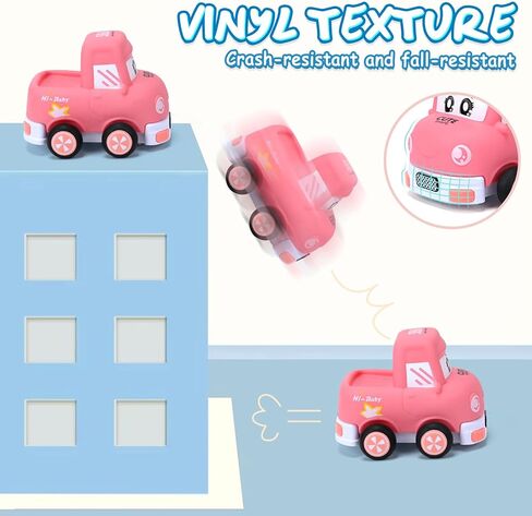 Toy Cars for 1 Year Old Boy Gifts Inertia Car with Replaceable Body Shell Toy Trucks for Toddlers 1-3 Car Toys Boy Toys for Toddlers 12-18 Months Birthday Xmas Gift in Kuwait