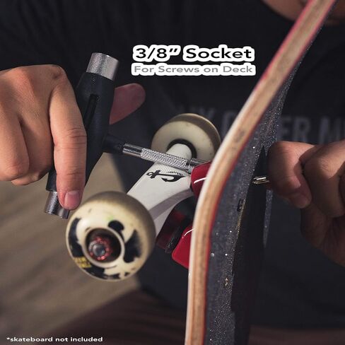 أداة Emfiss Skate T للوح التزلج الطويل مع مبرد شريط الإمساك وفتاحة الزجاجات in Saudi Arabia