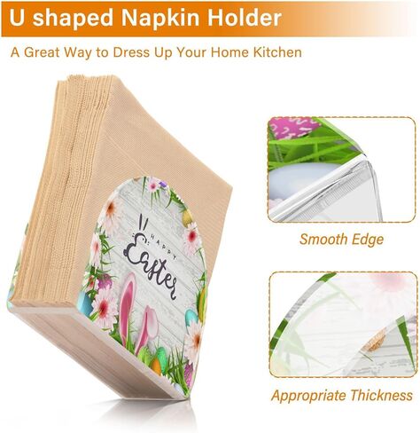 Napkin Holders,Standing Napkin Holder Christmas for Kitchen Counter, Dining Table, Bathroom and More in Kuwait