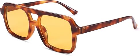 Pro Acme Retro 70s Square Aviator Sunglasses Women Men Vintage Flat Trendy Shades in Saudi Arabia