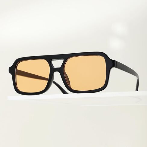 Pro Acme Retro 70s Square Aviator Sunglasses Women Men Vintage Flat Trendy Shades in Saudi Arabia