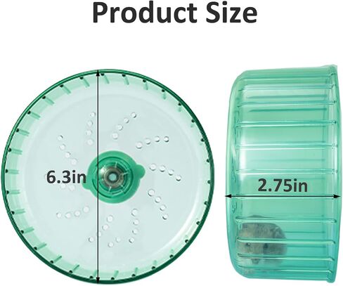 BNOSDM Hamster Wheel for Cage 6.3in Silent Spinner Gerbil Wheel Quiet Exercise Running Wheels for Dwarf Syrian Hamsters Mice Small Animals in Saudi Arabia