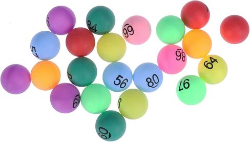 كرات تويفيان، كرات بينج بونج ملونة متنوعة، كرات تنس طاولة مرقمة 40 ملم لتزيين حفلات الألعاب، رقم 1-150 in Kuwait