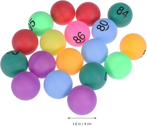 كرات تويفيان، كرات بينج بونج ملونة متنوعة، كرات تنس طاولة مرقمة 40 ملم لتزيين حفلات الألعاب، رقم 1-150 in Kuwait