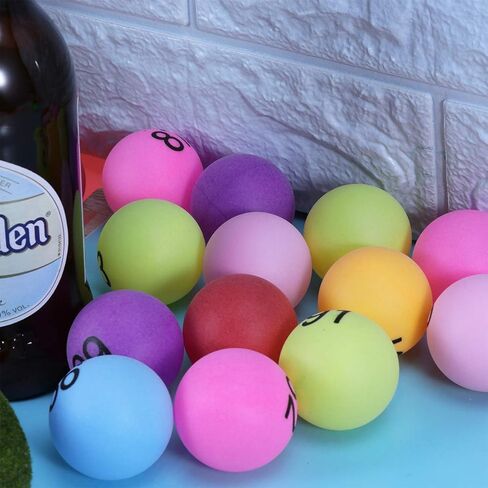 كرات تويفيان، كرات بينج بونج ملونة متنوعة، كرات تنس طاولة مرقمة 40 ملم لتزيين حفلات الألعاب، رقم 1-150 in Kuwait