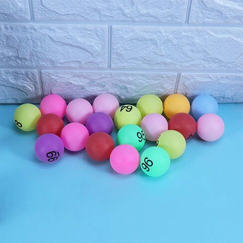كرات تويفيان، كرات بينج بونج ملونة متنوعة، كرات تنس طاولة مرقمة 40 ملم لتزيين حفلات الألعاب، رقم 1-150 in Kuwait