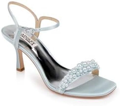 Badgley Mischka Women's Caitlyn Stiletto Heel With Pearled Vamp in Kuwait