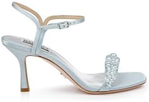 Badgley Mischka Women's Caitlyn Stiletto Heel With Pearled Vamp in Kuwait