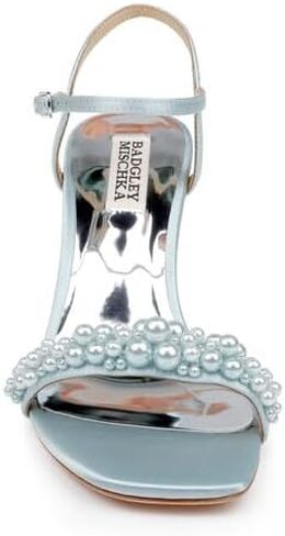 Badgley Mischka Women's Caitlyn Stiletto Heel With Pearled Vamp in Kuwait