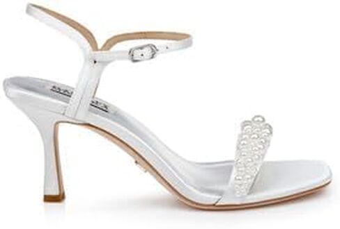 Badgley Mischka Women's Caitlyn Stiletto Heel With Pearled Vamp in Kuwait