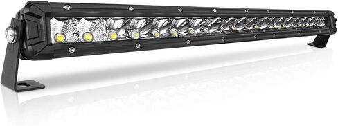 شريط إضاءة LED مقاس 12 بوصة من Rigidhorse، مجموعة شعاع الفيضانات والبقعة بصف واحد 10000LM للطرق الوعرة، شريط إضاءة LED للقيادة لسيارة بيك اب SUV ATV UTV مصد سقف الشاحنة in Kuwait