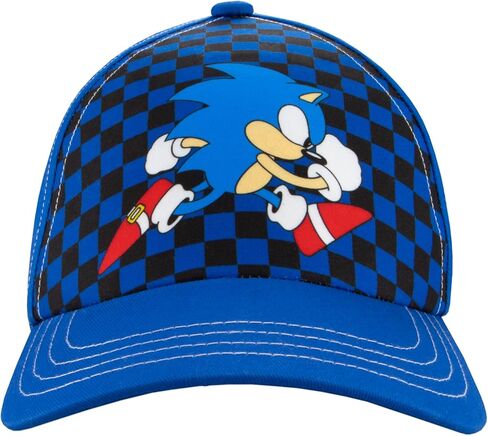 Sonic The Hedgehog Cap | Boys Baseball Cap | Summer Hats for Boys | Gaming Kids Hat | Blue One Size in Saudi Arabia