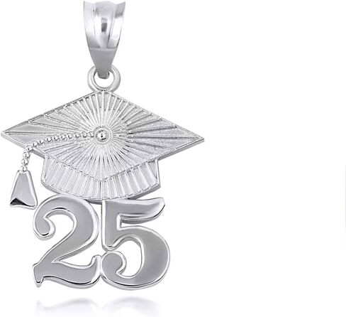 Claddagh Gold .925 الجنيه الاسترليني 2023 إلى 2027 قلادة قبعة التخرج فقط in Saudi Arabia