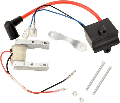 YOXUFA ترقية بمحركات دراجة CDI ملف الإشعال Magneto Coil Kit لمحرك 2 السكتة الدماغية 80cc 100cc 49cc 50cc PK80 BT80 YD100 محرك الغاز أجزاء الدراجة الآلية عالية الأداء in Kuwait