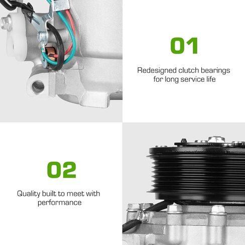 ‎قابض ضاغط مكيف الهواء مناسب لسيارة Honda CR-V 2.4L 2002-2006 2002 2003 2004 2005 2006 in Saudi Arabia
